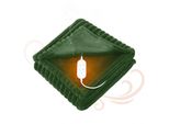 Coperta Elettrica Forsmano, 160X130Cm, 9 Livelli Di Riscaldamento, Lavabile, Riscaldamento Rapido, Pile Di Flanella, Coperta Elettrica Riscaldante Con Telecomando, Verde