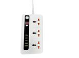 Inf Multipresa Universale Con Timer, Usb E Type-C - 8 Prese Eu Bianco