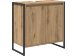 Vidaxl Mobile Da Bagno Con Porta Rovere Artigianale 60 X 30 X 60 Cm