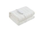 Forsmano Coperta Elettrica Riscaldante, 150×80 Cm, 9 Livelli Di Riscaldamento, Timer, Protezione Contro Il Surriscaldamento, Pile Corallo, Lavabile E Con Cinghie Angolari