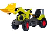 Trettraktor Rolly Toys "Rollypremium Ii Claas Arion 600", Bunt (GrüN, Anthrazit, Gelb), Tretfahrzeuge, Kinderb:54Cm H:75Cm T:150Cm, Kunststoff, Inkl. Rollytrac Lader, B:54Cm H:75Cm T:150Cm