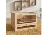 Mucola Gabbia Per Roditori Gabbia Per Piccoli Animali 60Cm Gabbia Per Topi Legno Diversi Livelli Gabbia Per Criceti
