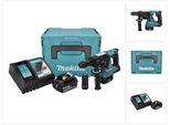 Makita Dhr 243 RG1J Martello Perforatore A Batteria 18 V 2,0 J Sds Plus Brushless + 1X Batteria 6,0 Ah + Caricabatteria + Makpac