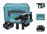 Makita Dhr 243 G1J Martello Perforatore A Batteria 18 V 2,0 J Sds Plus Brushless + 1X Batteria 6,0 Ah + Makpac - Senza Caricabatteria