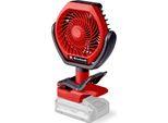 Akku-Ventilator EINHELL GC-CF 18/110 Li-Solo, rot (rot, schwarz), B:17,4cm H:24,9cm T:7,8cm, Ventilatoren, ohne Akku und Ladegerät