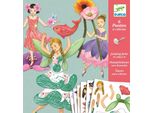 Fata Che Salta Da Colorare Nel Gioco Artigianale Di Djeco
