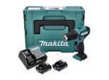 Trapano Avvitatore A Batteria Makita Df 333 Dsaj 12 V Max. 30 Nm + 2X Batteria Ricaricabile 2,0 Ah + Caricabatterie + Makpac