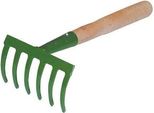 Rastrello A 6 Denti Con Manico 24 Cm