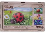 Puzzle 4 In 1 Insekten Puz-59557