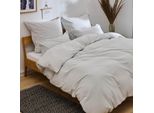 Set Di Biancheria Da Letto Blumtal 135X200 Grigio - 100% Cotone - 2 Copripiumini + 2 Federe 40X80Cm