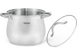 Pentola Fissman-Favio Con Coperchio, Acciaio Inox, 28X25X25 Cm, 5,4 L, Argento