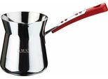 Bollitore Oms, Acciaio Inossidabile 18/10, 0,85 L, Argento/Rosso