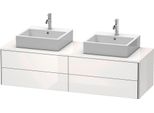 Duravit Xsquare Meuble Sous-Vasque Sur Console Suspendu, Pour Deux Vasques, 4 Tiroirs, 1600X400X548Mm, XS4917B4040, XS4917B4040
