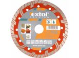 Disco Diamantato Turbo Plus, 180X22,2 Mm, Taglio A Secco E A Umido EXTOL-PREMIUM