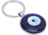 Cocoarm Ciondolo Occhio Blu Turco Occhio Nero Portachiavi Per Uomini Donne Borsa Decorazione Con Lega Smalto Perline Gioielli