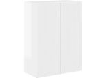 Syfax™ Mobile Tv Da Parete Bianco Lucido 59,5 X 31 X 80 Cm