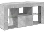 Syfax™ Mobile Tv Led Angolare Grigio Cemento 100 X 40 X 50 Cm