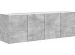 Syfax™ Mobile Tv Da Parete 2 Pcs Grigio Cemento 59,5 X 31 X 40 Cm