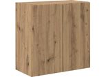 Syfax™ Mobile Tv Da Parete Rovere Artigianale 59,5 X 31 X 60 Cm