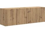 Syfax™ Mobile Tv Da Parete 2 Pcs Rovere Artigianale 59,5 X 31 X 40 Cm
