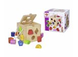 Cubo Di Chiodini Eichhorn - Cubo Di Legno Con 12 Diversi Blocchi Di Chiodini E Gioco Di Abilità Motorie