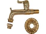 Js Nostalgie-Auslaufv. M. Langem Auslauf,Hebel,Dn15,1/2",Ms-Pol."