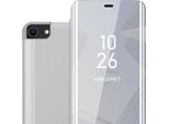 Cadorabo Custodia Per Telefono Cellulare Per Apple Iphone 7 / 7S / 8 / Se 2020 In Argento Copertura Posteriore Copertura Protettiva Copertura Libro Custodia