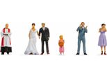 Noch Coppia Di Sposi, Set Di Figure In Plastica Per Il Modellismo, Colorate A Mano E Fedeli Ai Dettagli Per Lo Scartamento N