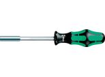 Wera 810/1 Workshop Bit Screwdriver 1/4 (6.3 Mm) 120 Mm Din 3126, Din Iso 1173