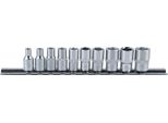 Ks Tools Set Di Bussole Esagonali Da 1/4" 10 Pezzi 4-13 Mm - 917.0620"
