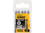 Dewalt Torsion Bit Schlagf. Ph2 50Mm 5Stk