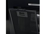 Vidaxl Cofano Estrattore A Parete In Acciaio Inox 756 M³/H 90 Cm Nero