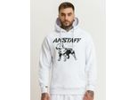 Felpa Con Cappuccio Amstaff Logo 2.0 Da Uomo - Grigio/Schwarz - 2XL