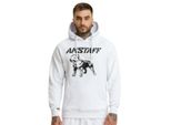 Felpa Con Cappuccio Amstaff Logo 2.0 Da Uomo - Grigio/Schwarz - M