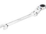 Chiave Ad Anello A Cricchetto A Doppio Snodo ∙ V6752-9 ∙ Profilo Esagonale Doppio Esterno, Profilo Esagonale Esterno ∙ Sw 9 Mm