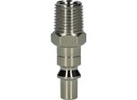 Ks Tools Nipplo A Innesto In Metallo 1/4 "Ag 44 Mm - 999.9087"