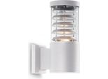 Applique Moderna Tronco Alluminio Bianco 1 Luce E27