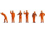 Noch Personale Di Manovra, Figure Per Hobby, 6 Figure, Per Scartamento Tt, Ideale Per Il Modellismo Ferroviario
