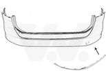 Van Wezel 5742551 Copertura Paraurti Posteriore Sinistro Esterno Per Vw Passat Variant (3G5, CB5) Passat Limousine (3G2, CB2) Passat Alltrack (3G5, CB5)