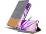 Cadorabo Custodia Per Samsung Galaxy S20 Custodia Protettiva In Grigio Custodia Per Cellulare Custodia A Libro Cover
