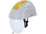 Ks Tools Elmetto Di Sicurezza Con Protezione Per Il Viso Giallo - 117.0136