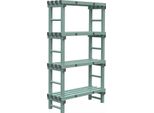 Scaffale Rea Euro 1000(L)X400(P)X1750(H)Mm Con 4 Montanti.