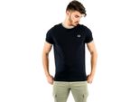 Fred Perry - T-Shirt Con Punta Gemella Couleur Bleu
