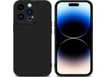 Cadorabo Custodia Per Apple Iphone 14 Pro Max Custodia Protettiva In Silicone Tpu Nero Custodia Per Telefono Cellulare