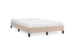 Vidaxl Struttura Letto Cappuccino-Marrone 120X200 Cm In Pelle Finta