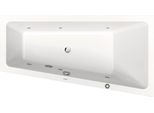 Duravit No.1 Baignoire BalnéO EncastréE, TrapèZe, 1600X850Mm, Jet Protect, 1 Inclinaison Du Dossier à Droite, Blanc, 760507000JP1000, 760507000JP1000