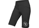 Pantaloncini Endura Singletrack Lite E6170 Standard Fit - Donna, Larghi, Sfoderati, Taglio Gamba Standard, Nero - Taglia S