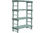 Scaffale Rea Euro 1200(L)X500(P)X1750(H)Mm Con 4 Montanti.