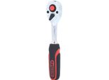 Ks Tools 1/4" Chromeplus Cricchetto Reversibile 72 Denti Impugnatura In Plastica - 915.1490"