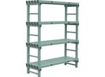 Scaffale Rea Euro 1400(L)X500(P)X1750(H)Mm Con 4 Montanti.